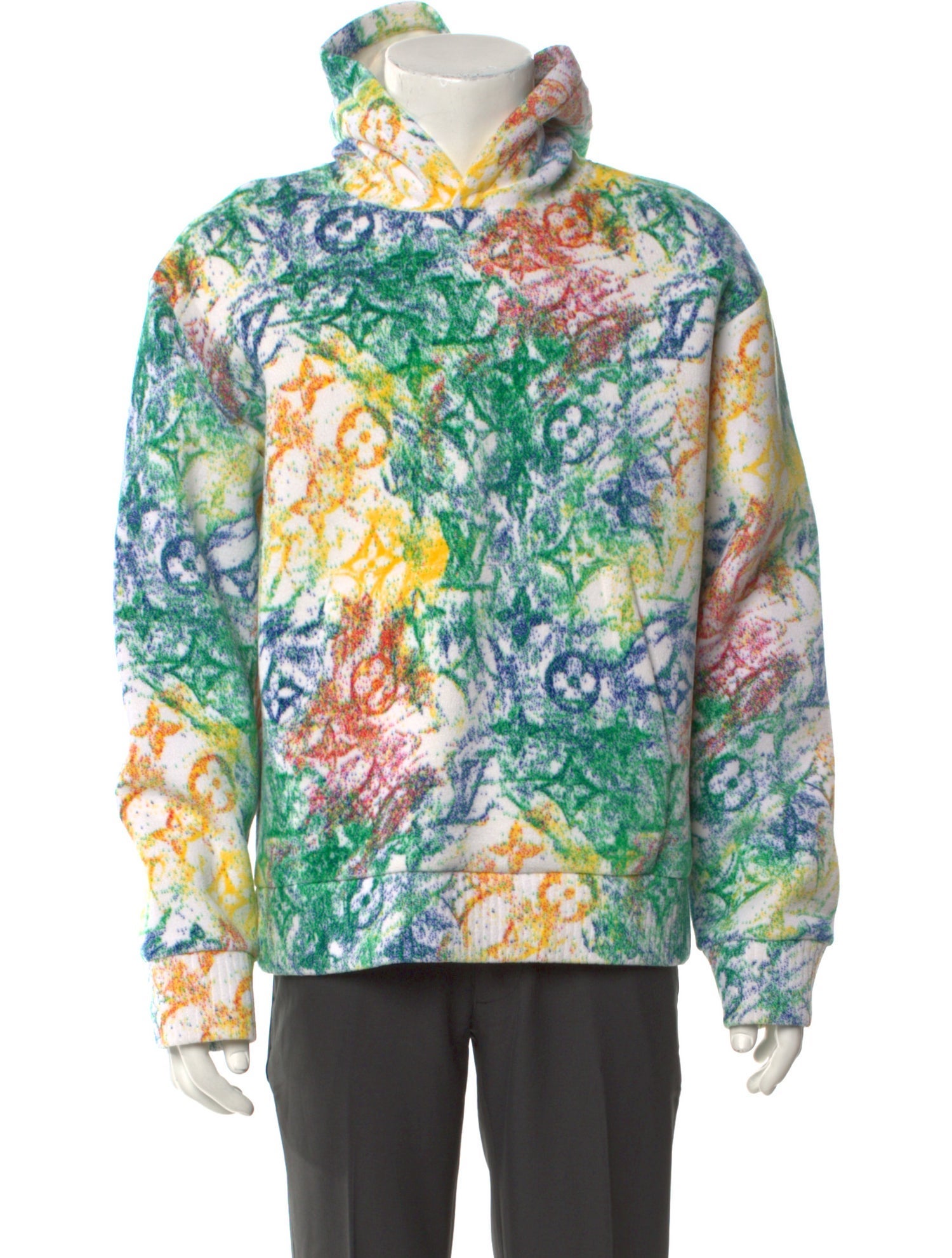 Louis Vuitton 2021 Velvet Pastel Monogram Hoodie