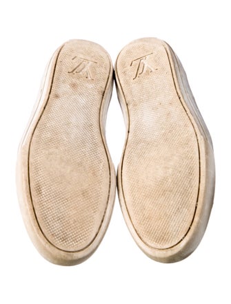 Louis Vuitton Leather Colorblock Pattern Sneakers