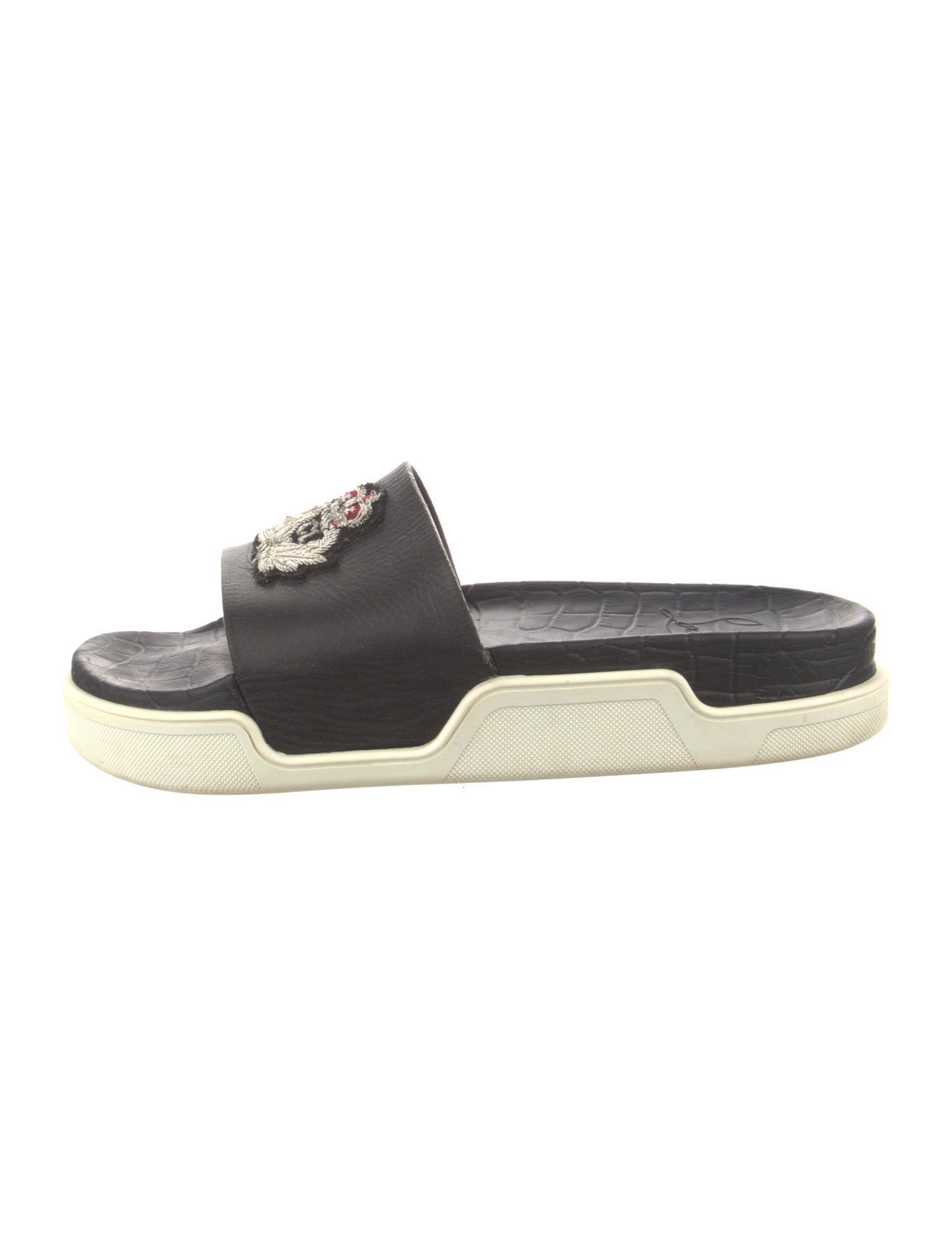 Louis Vuitton Leather Slides