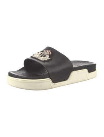 Louis Vuitton Leather Slides
