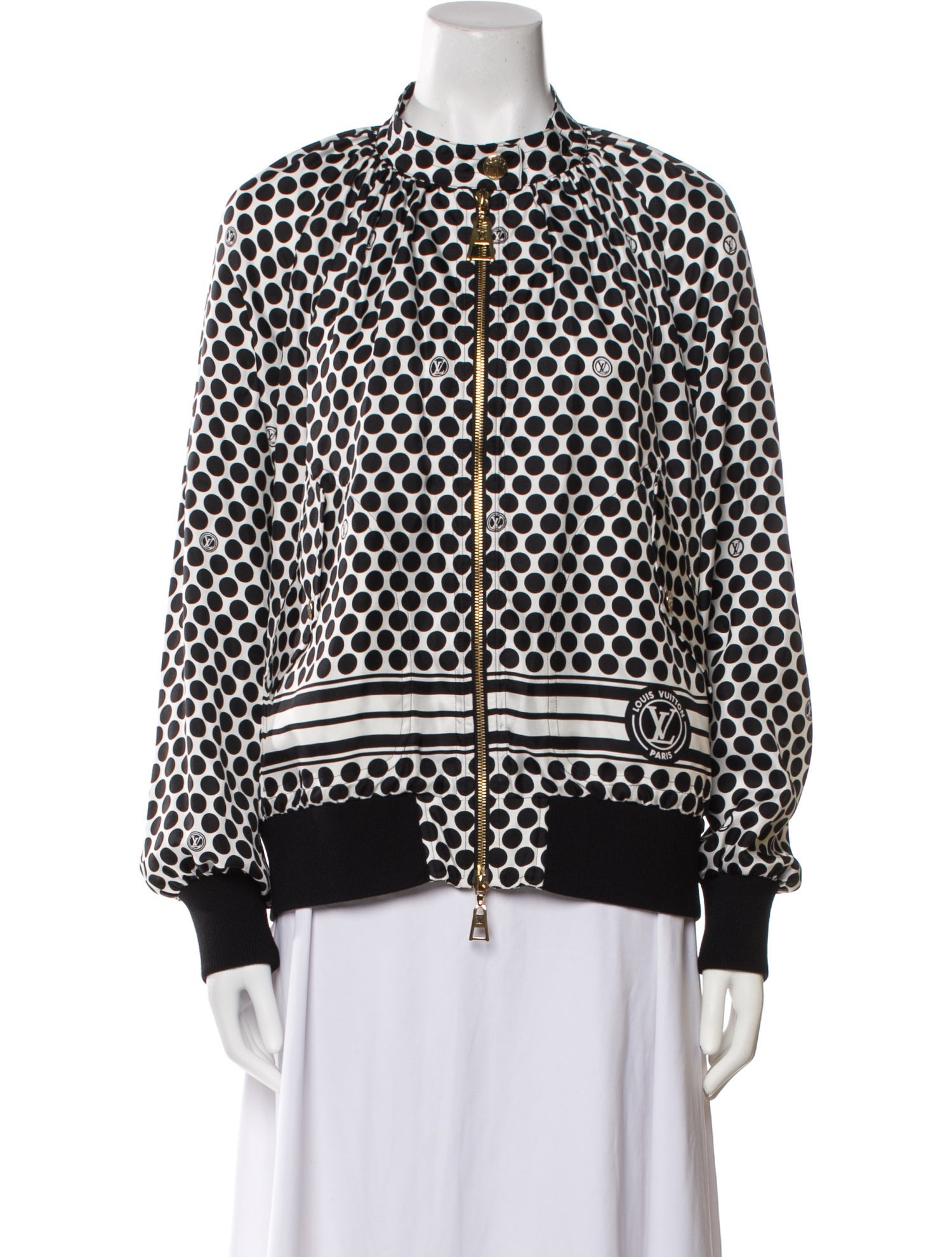 Louis Vuitton 2022 Silk Bomber Jacket