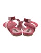 Louis Vuitton Leather Printed Slides