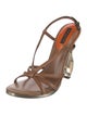 Louis Vuitton Leather Slingback Sandals