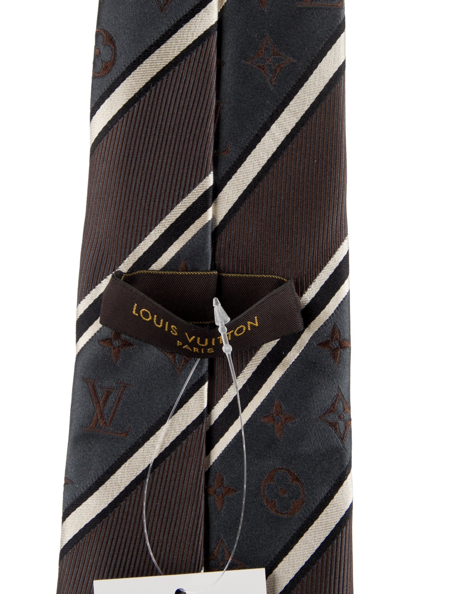 Louis Vuitton Silk Pattern Print Tie
