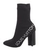 Louis Vuitton Printed Embroidered Accent Sock Boots