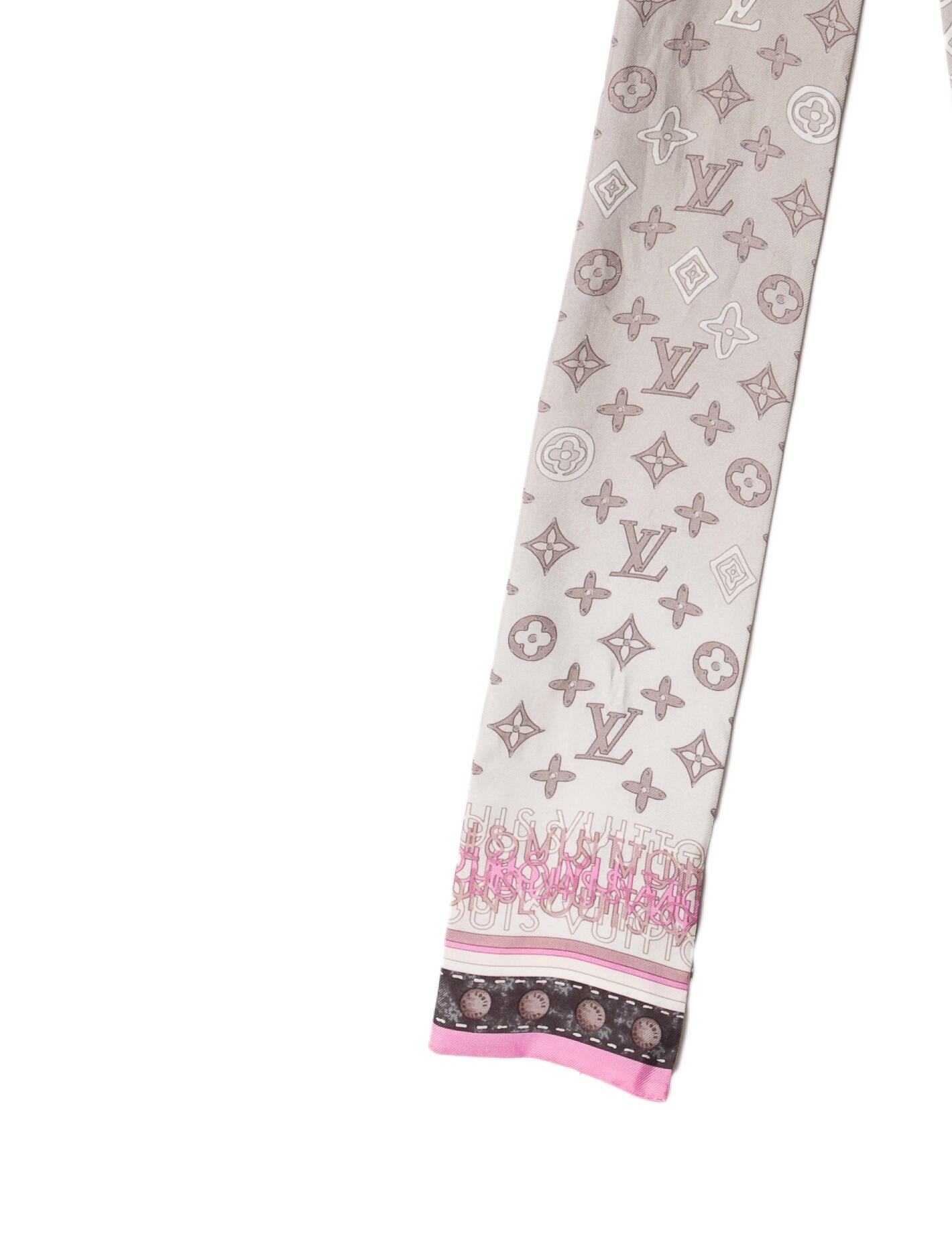 Louis Vuitton Monogram Map Silk Bandeau
