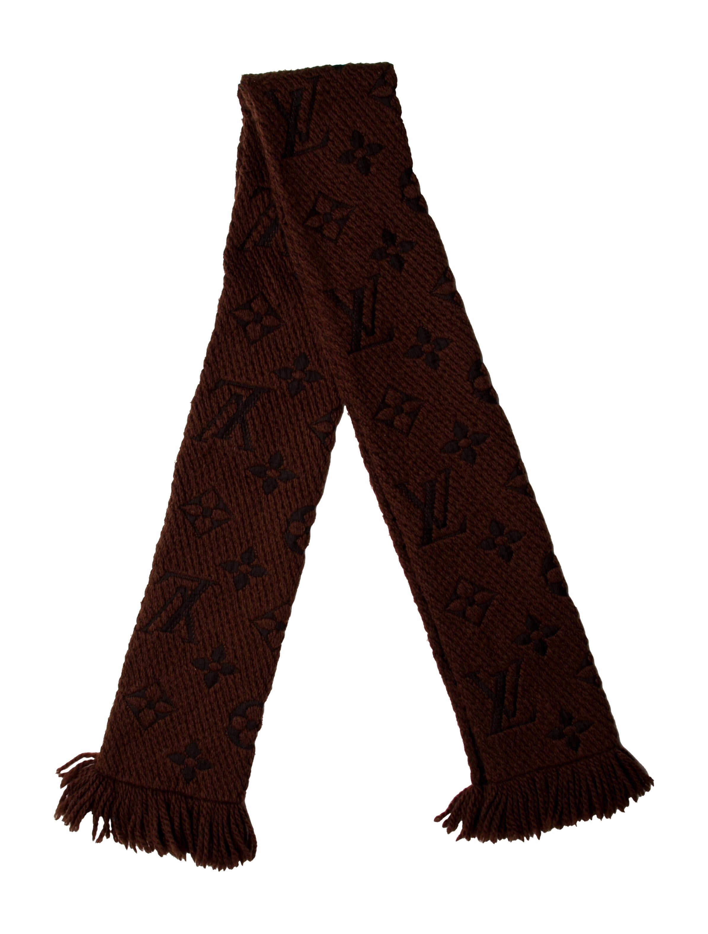 Louis Vuitton Logomania Wool Scarf