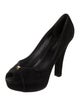 Louis Vuitton Suede Pumps