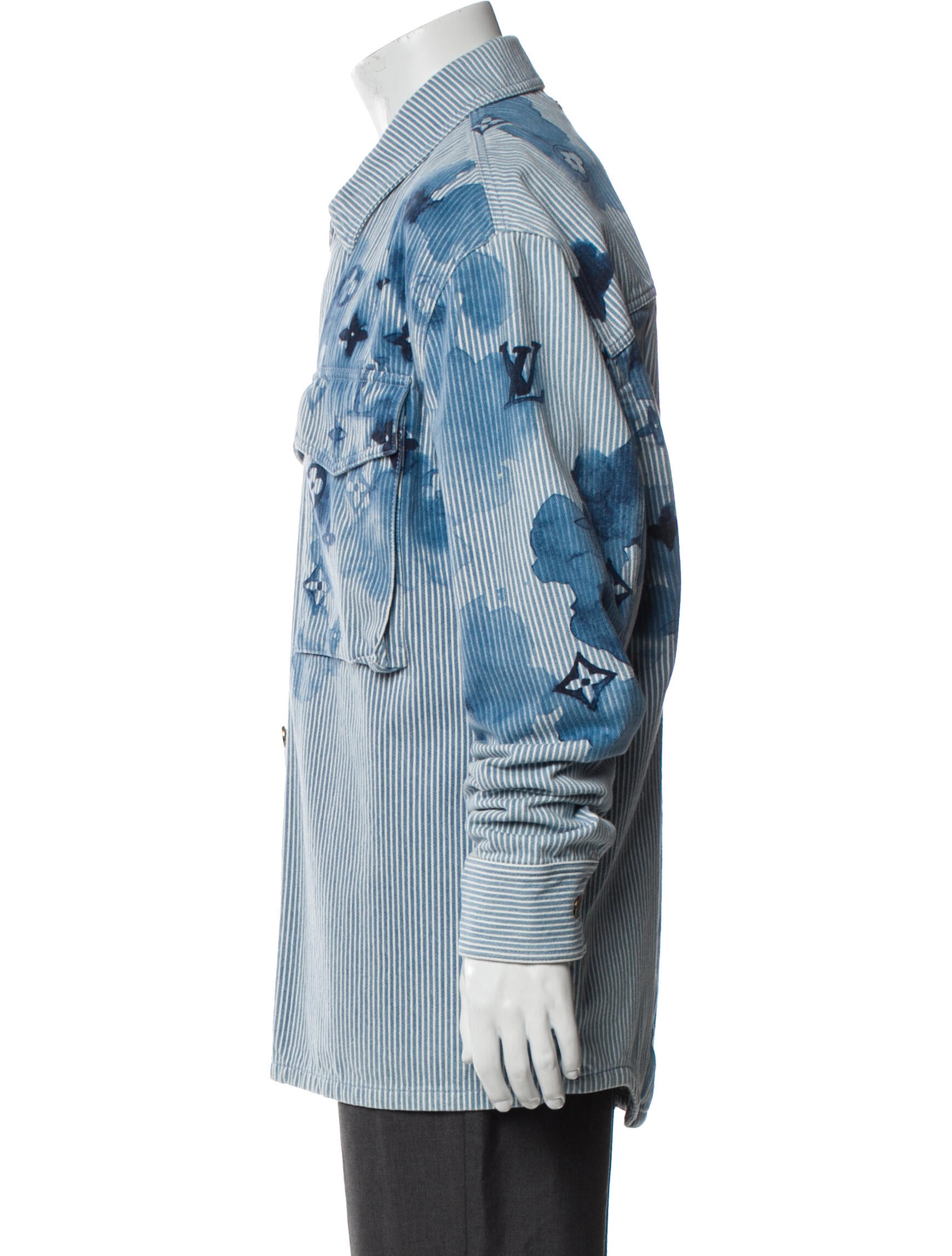 Louis Vuitton 2021 LV Monogram Denim Shirt