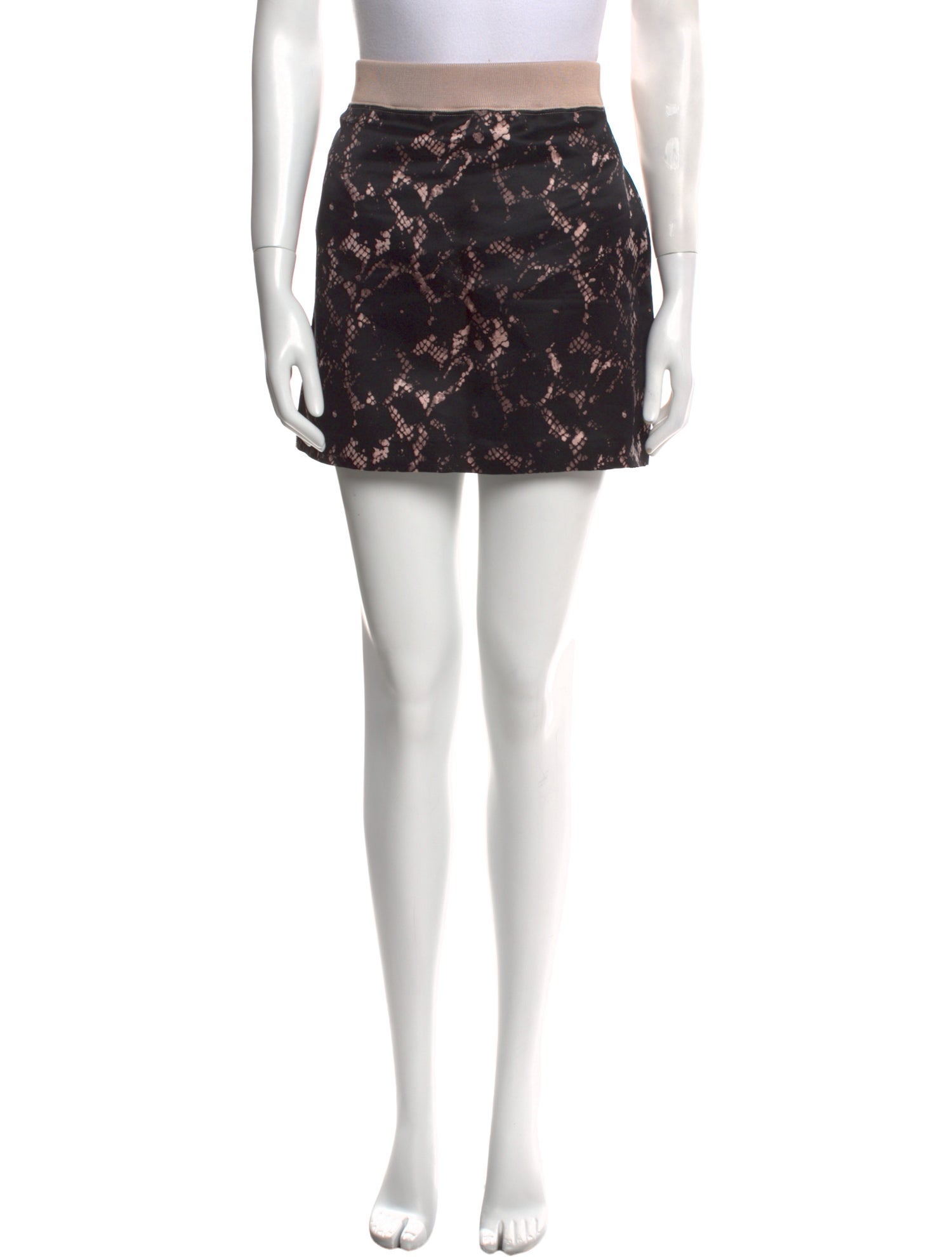 Christian Dior Printed Mini Skirt - Blue Skirts, Clothing