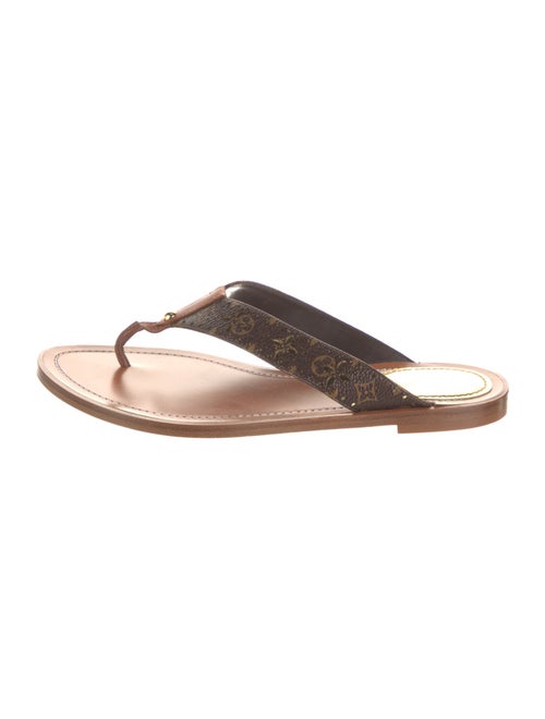 Louis Vuitton LV Monogram Lasercut Accents Flip Flops