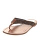 Louis Vuitton LV Monogram Lasercut Accents Flip Flops
