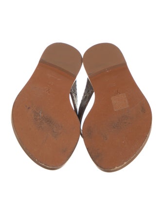 Louis Vuitton LV Monogram Lasercut Accents Flip Flops