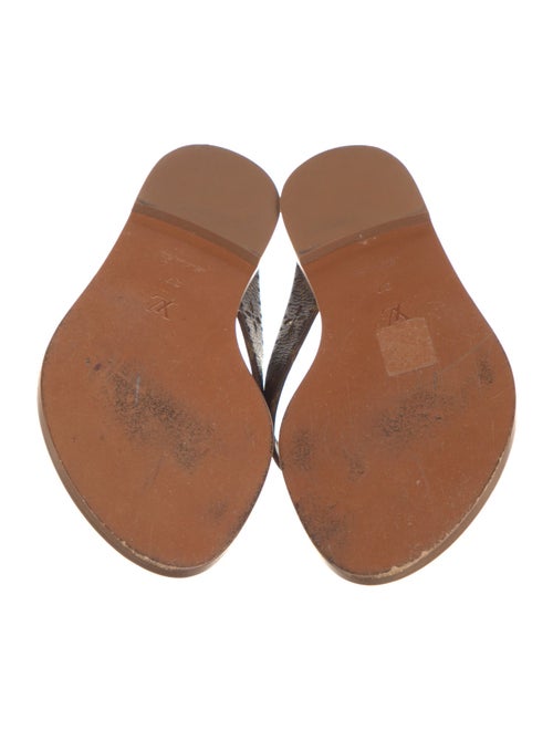 Louis Vuitton LV Monogram Lasercut Accents Flip Flops