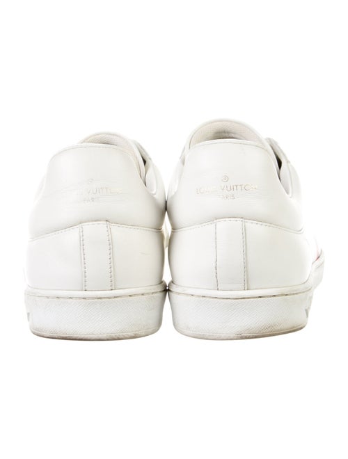 Louis Vuitton Leather Graphic Print Sneakers
