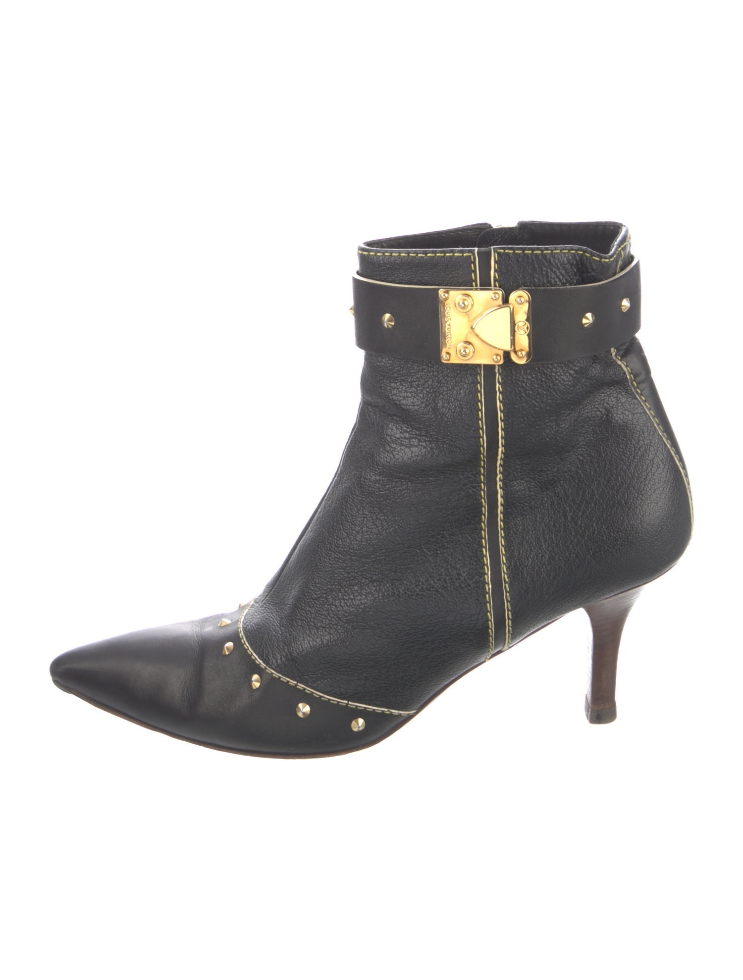 Chanel Interlocking CC Logo Leather Lace-Up Boots - Neutrals