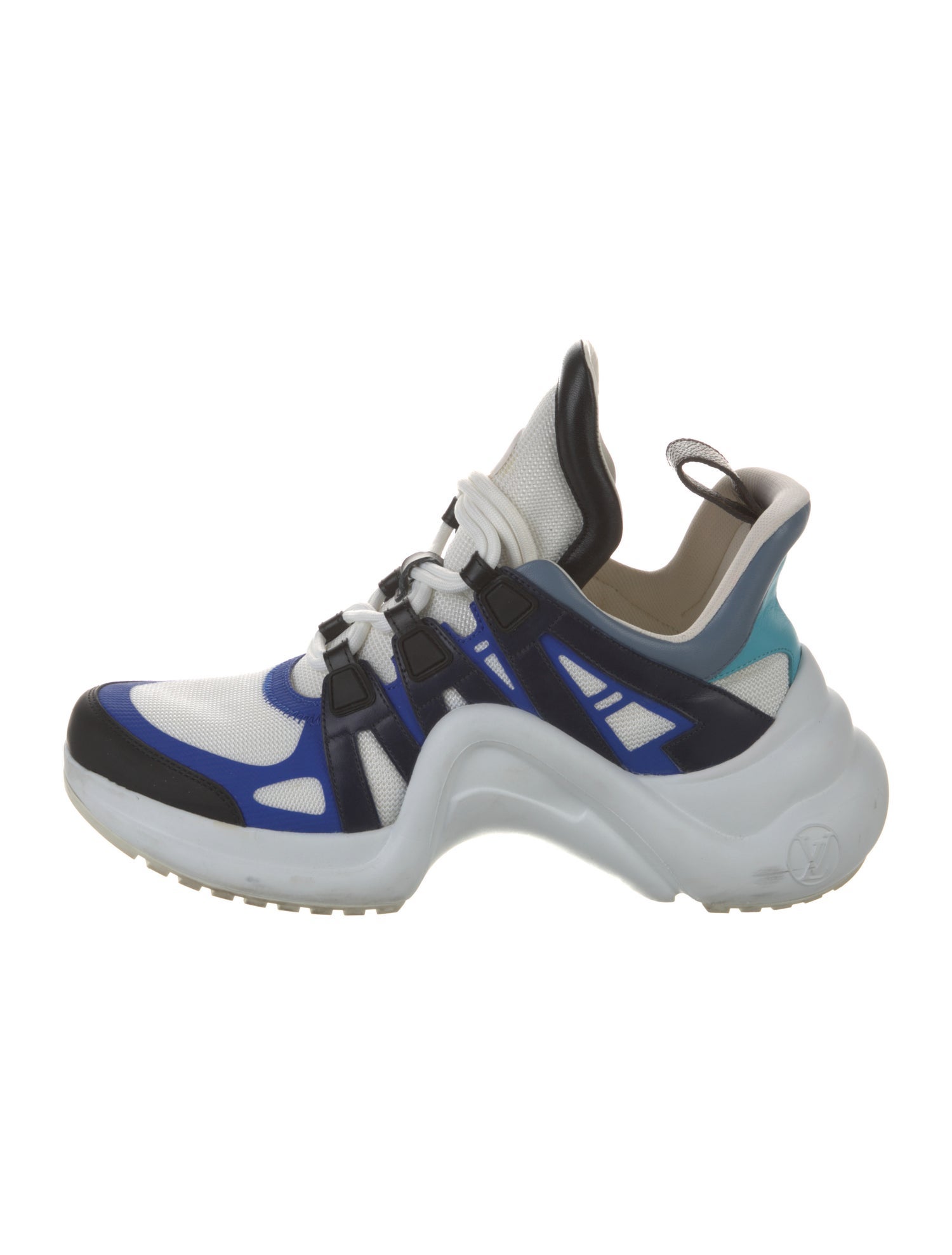 Louis Vuitton Monogram Pattern Leather Sneakers