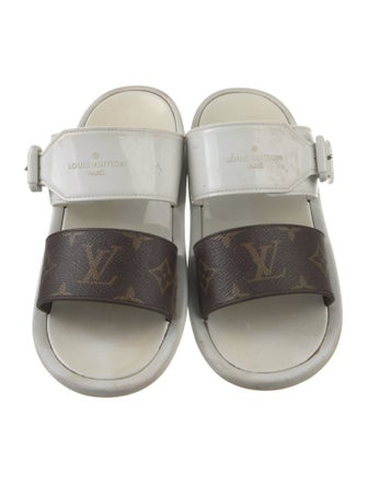 Louis Vuitton LV Monogram Rubber Slides