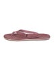 Louis Vuitton Monogram Pattern Rubber Flip Flops