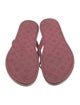 Louis Vuitton Monogram Pattern Rubber Flip Flops