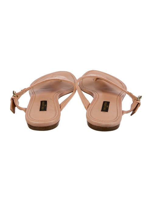 Louis Vuitton LV Monogram Leather Slides
