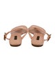 Louis Vuitton LV Monogram Leather Slides