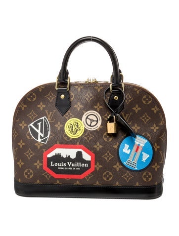 Louis Vuitton Handle Bags LV Monogram World Tour Alma PM