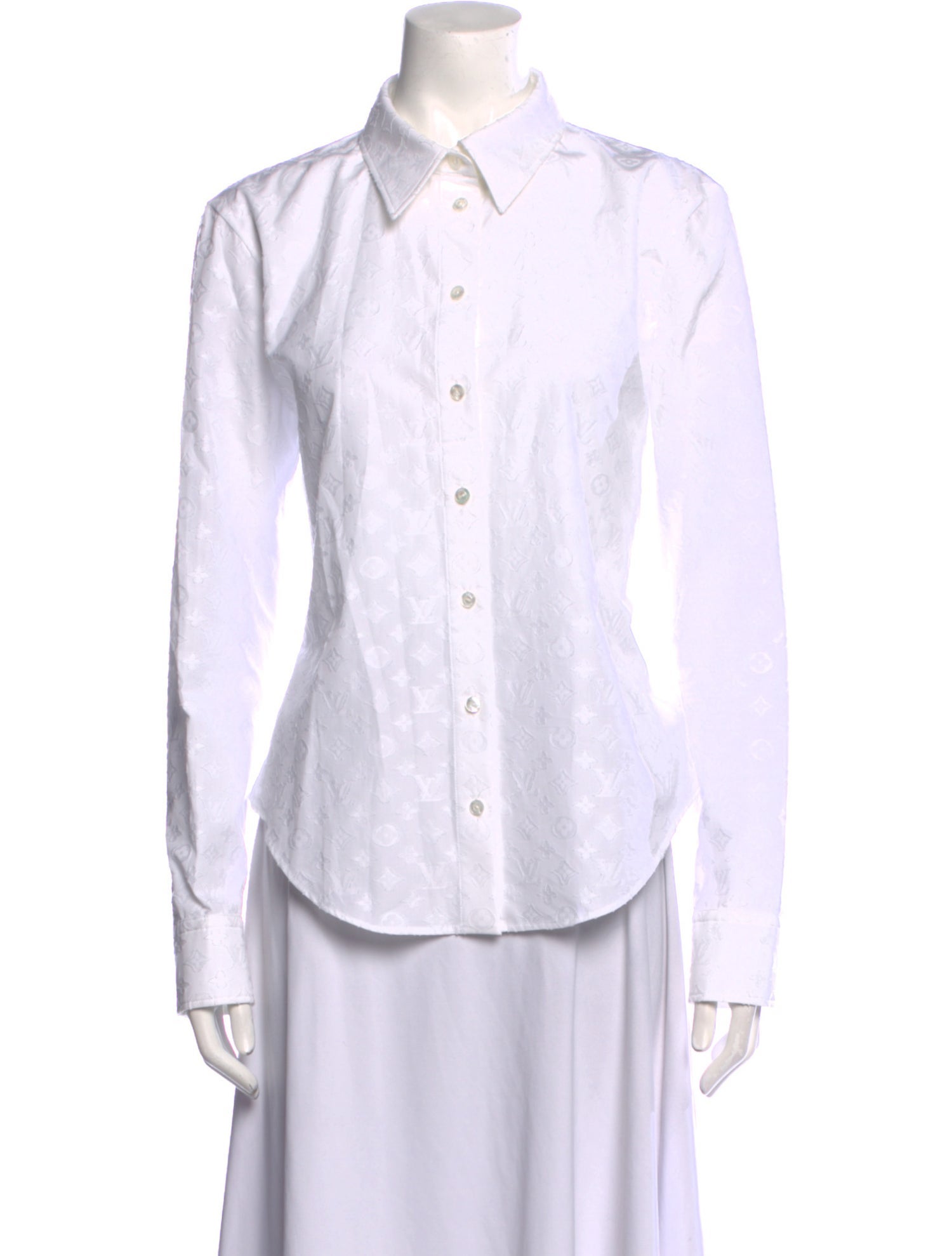 Louis Vuitton 2019 Long Sleeve Button-Up Top