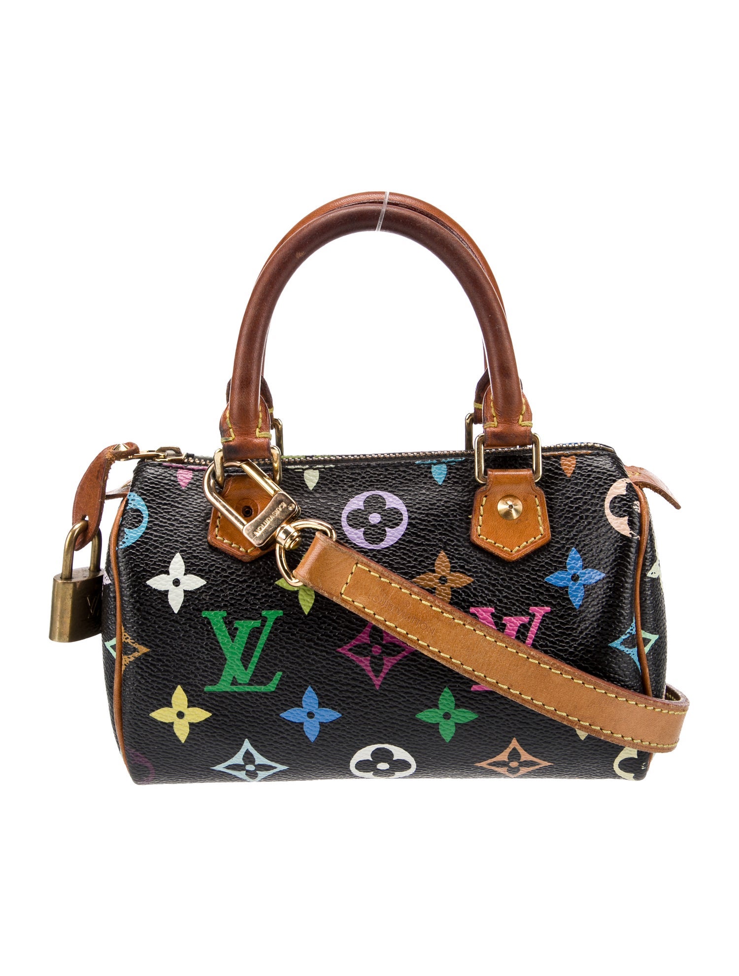 Balenciaga Graffiti Hourglass XS Handle Bag - Pink Handle