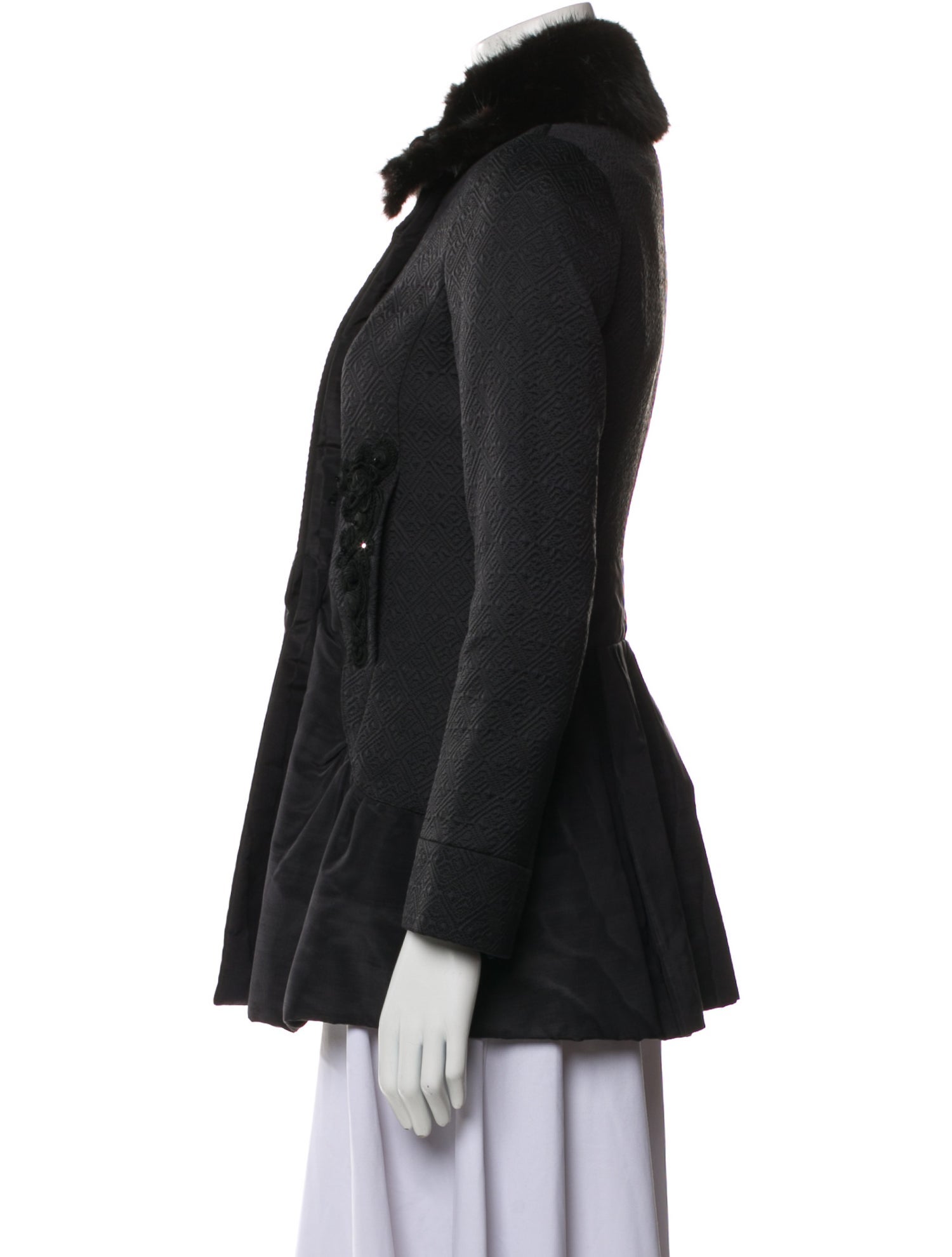 Louis Vuitton Wool Fur Jacket