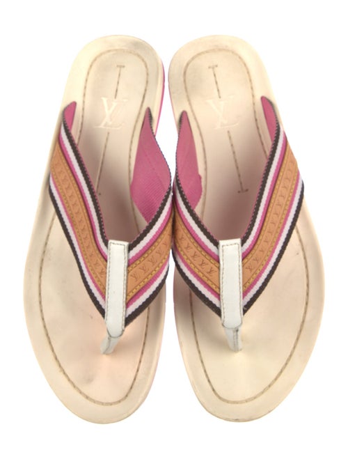Louis Vuitton LV Monogram Canvas Flip Flops