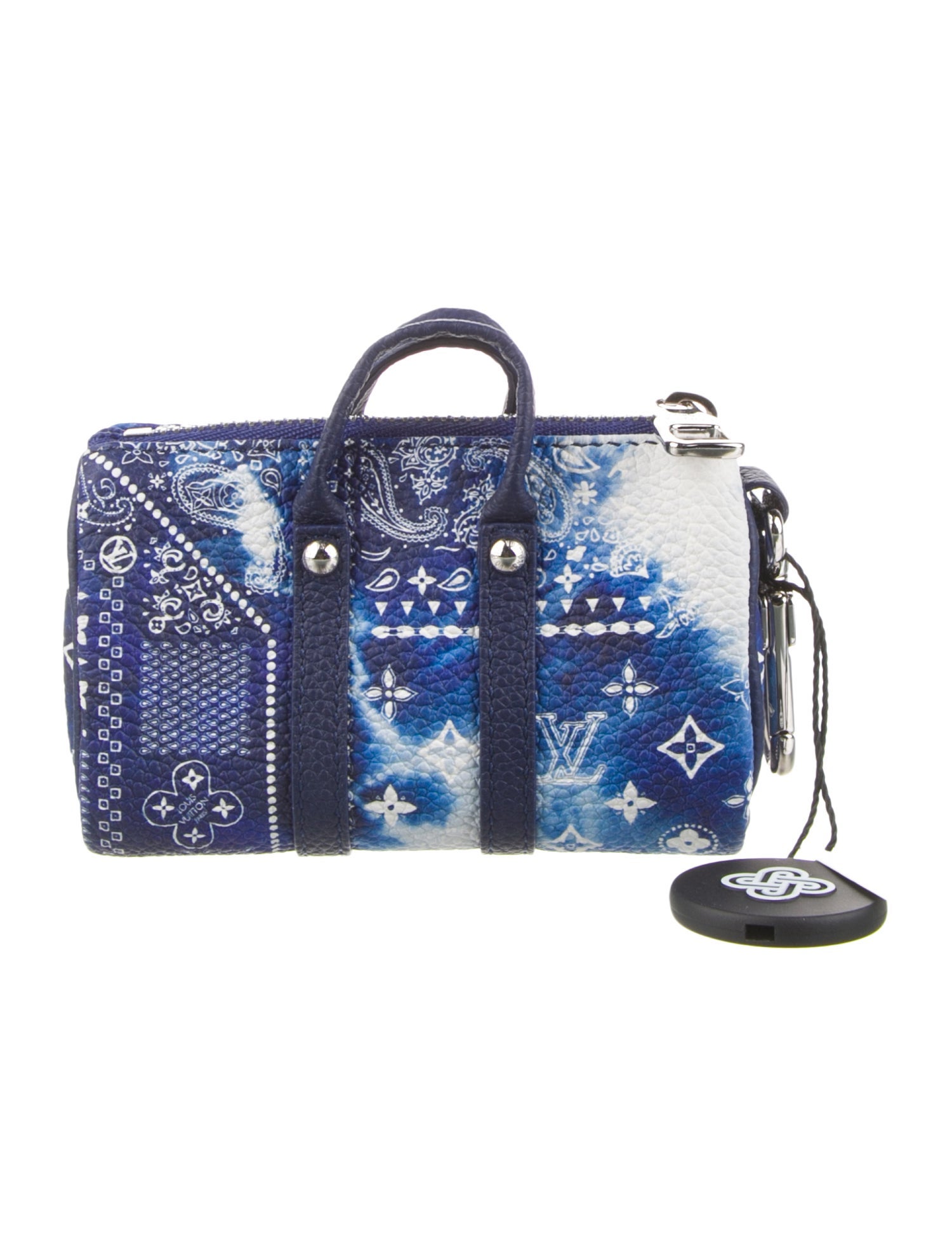Louis Vuitton 2022 Monogram Bandana Mini Keepall Bag Charm