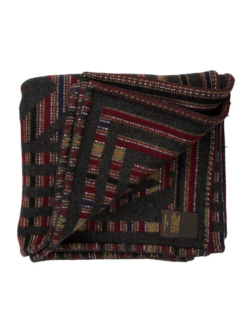 Louis Vuitton Wool And Cashmere Blend Throw Blanket