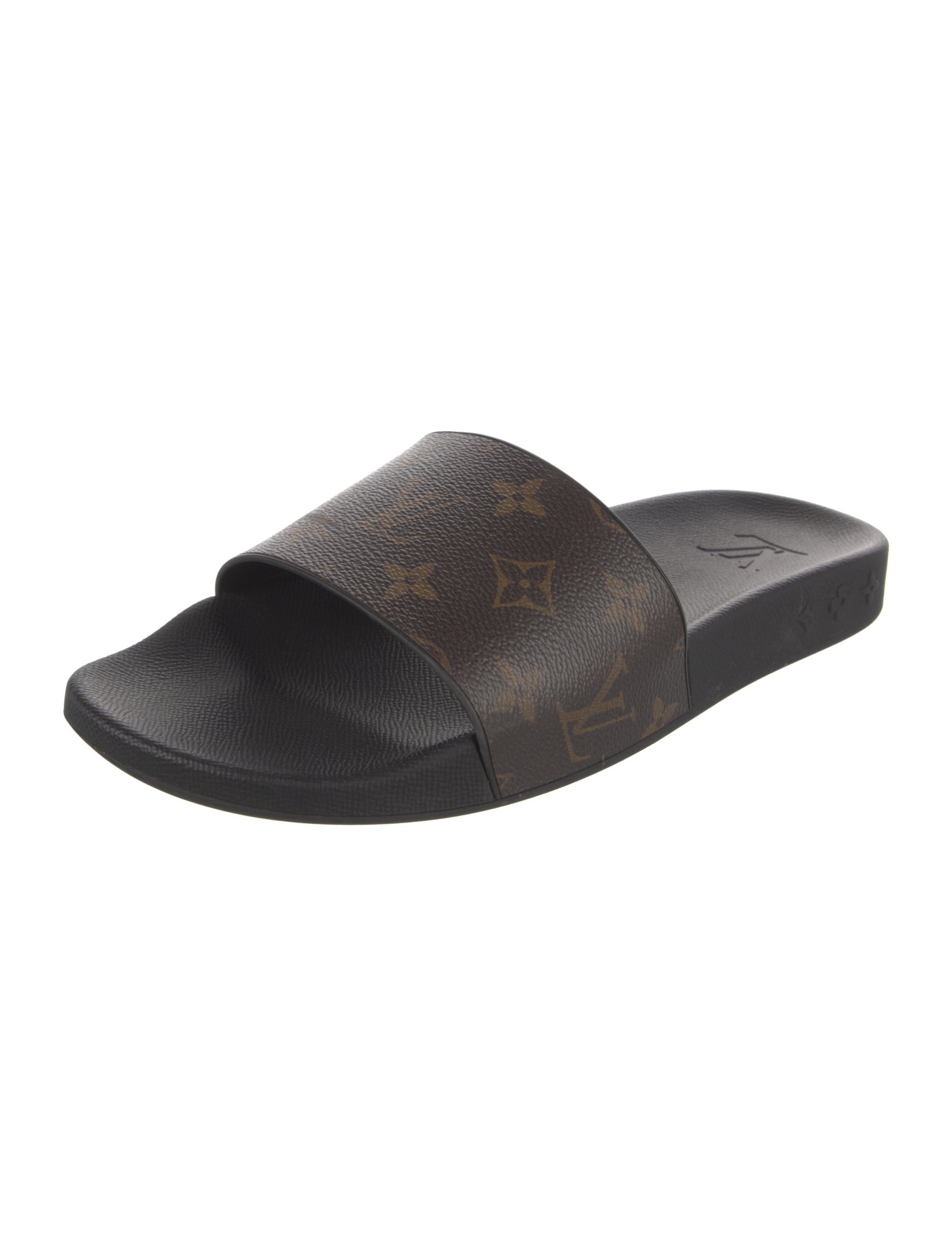 Louis Vuitton LV Monogram Rubber Slides