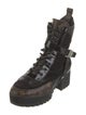 Louis Vuitton LV Monogram Suede Combat Boots