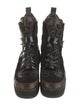 Louis Vuitton LV Monogram Suede Combat Boots
