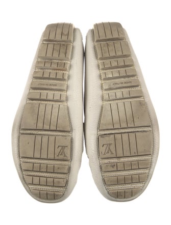 Louis Vuitton Leather Studded Accents Loafers
