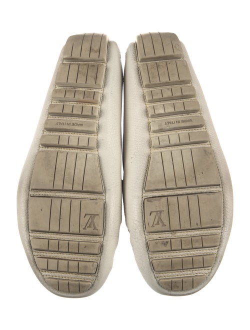 Louis Vuitton Leather Studded Accents Loafers