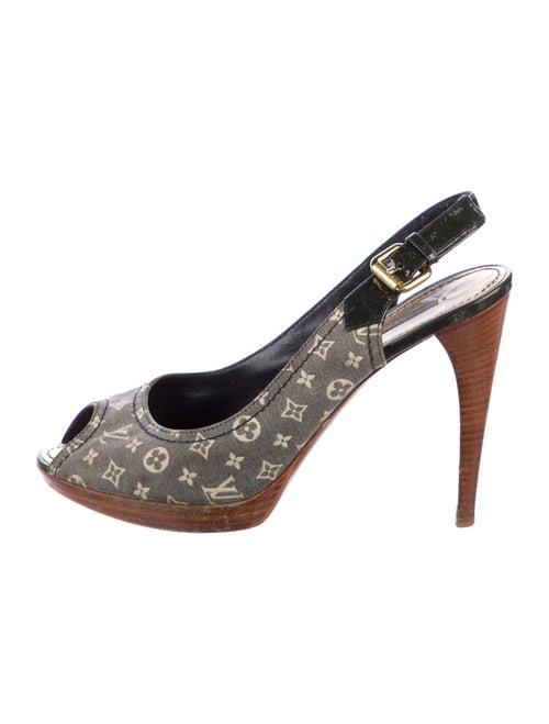 Louis Vuitton LV Monogram Canvas Slingback Pumps