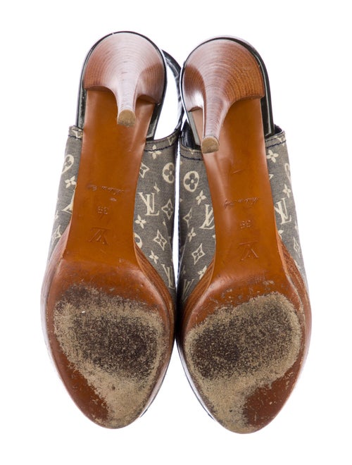 Louis Vuitton LV Monogram Canvas Slingback Pumps
