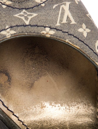 Louis Vuitton LV Monogram Canvas Slingback Pumps