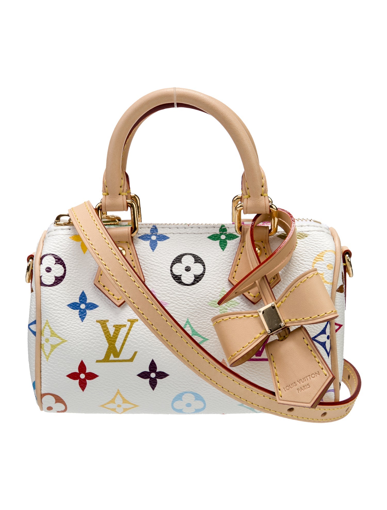 Louis Vuitton Multicolore Monogram Cube Speedy Nano