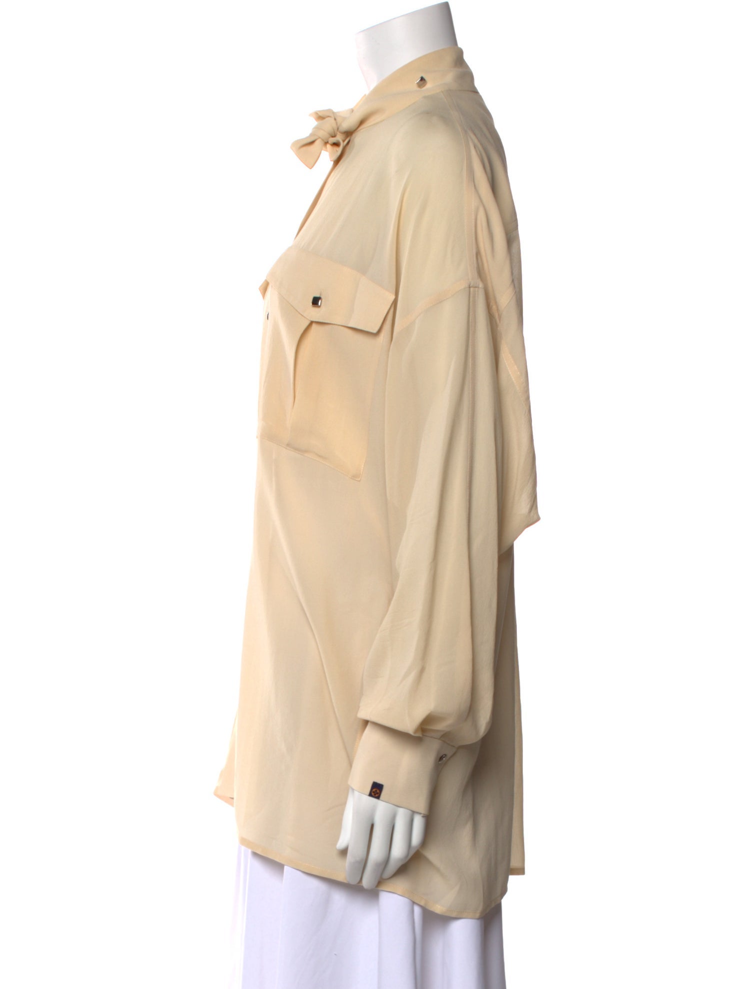 Louis Vuitton 2021 Silk Button-Up Top