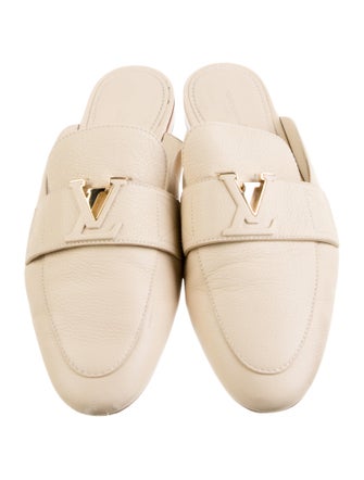 Louis Vuitton Leather Mules