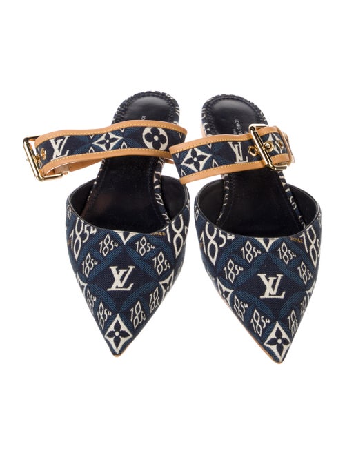 Louis Vuitton LV Monogram Canvas Slides