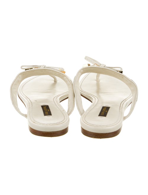 Louis Vuitton Monogram Pattern Leather Slides