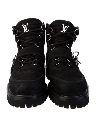 Louis Vuitton Staples Edition Rockstar LV Monogram Lace-Up Boots
