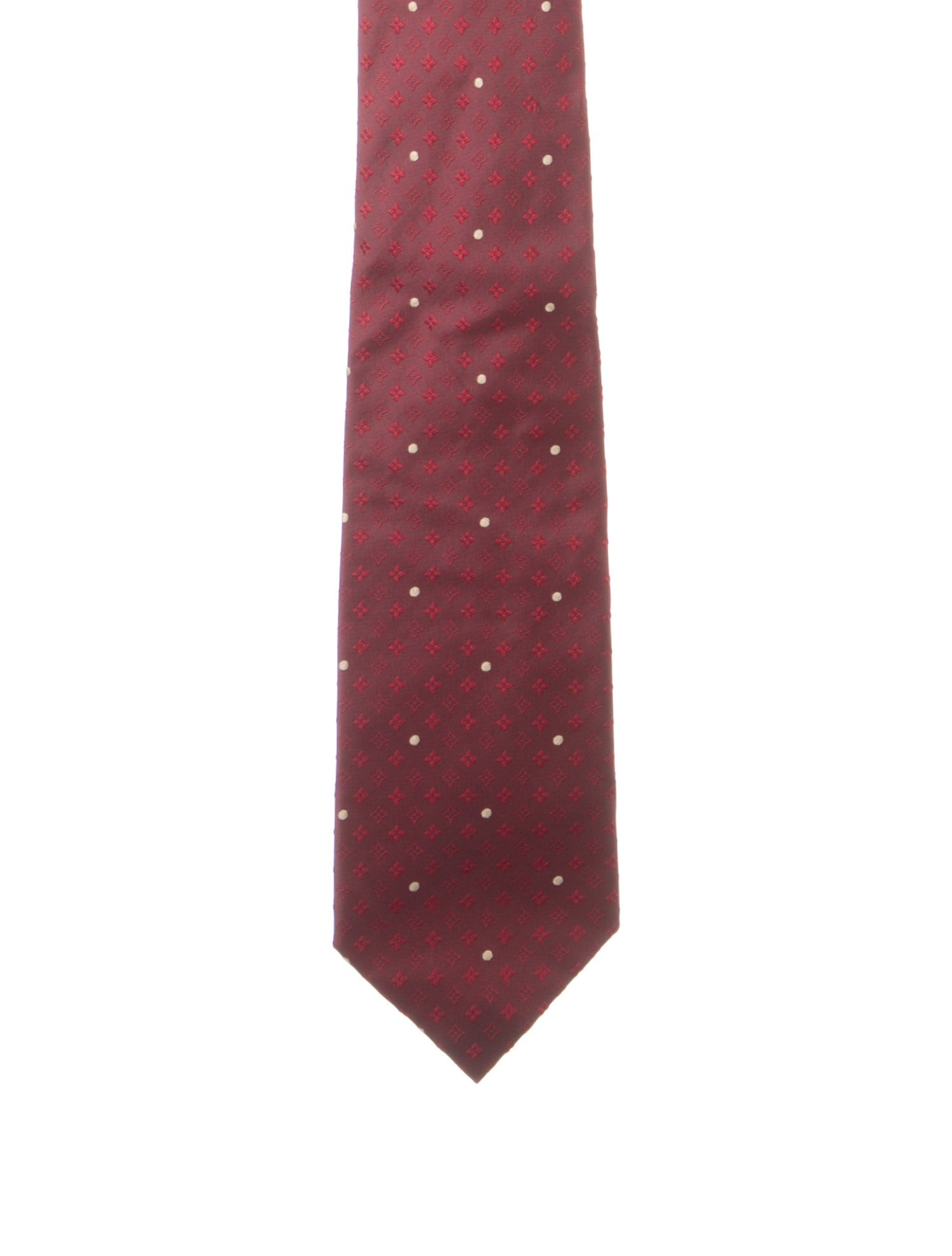 Louis Vuitton patterned silk tie