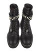 Louis Vuitton LV Monogram Leather Combat Boots