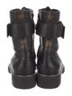 Louis Vuitton LV Monogram Leather Combat Boots
